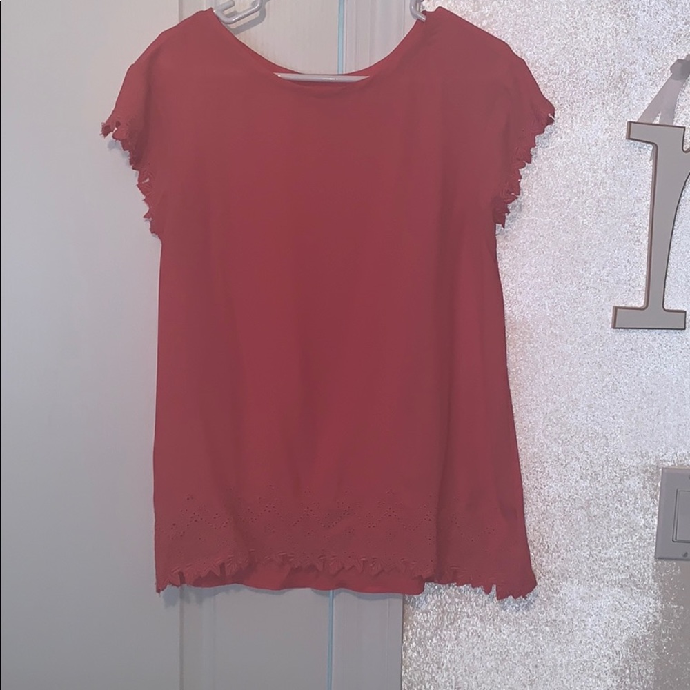 LOFT Lace Detail Top